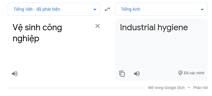 Vệ sinh công nghiệp Industrial hygiene